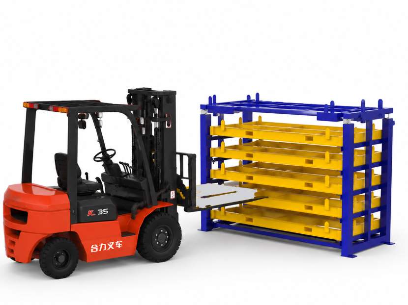 Forklift Type Sheet Metal Storage Rack