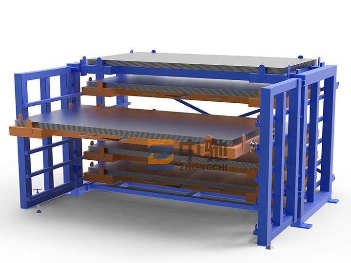 Manual Drawer-Type Sheet Metal Storage Rack