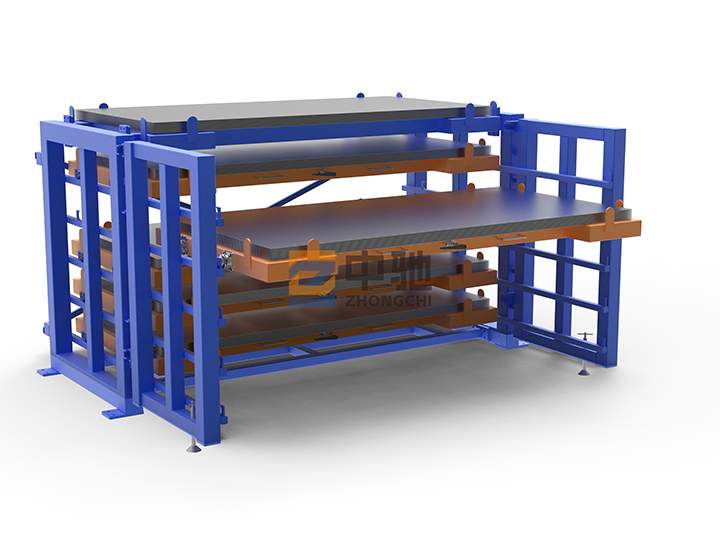 Manual Drawer-Type Sheet Metal Storage Rack