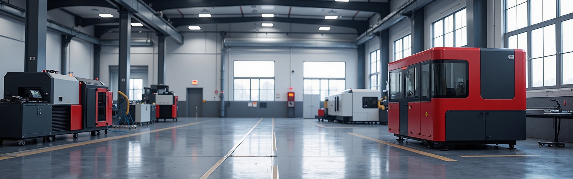 Industrial manufacturing scene