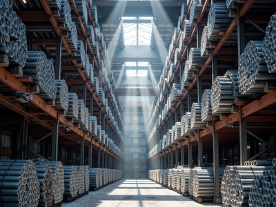 Pipe material rack